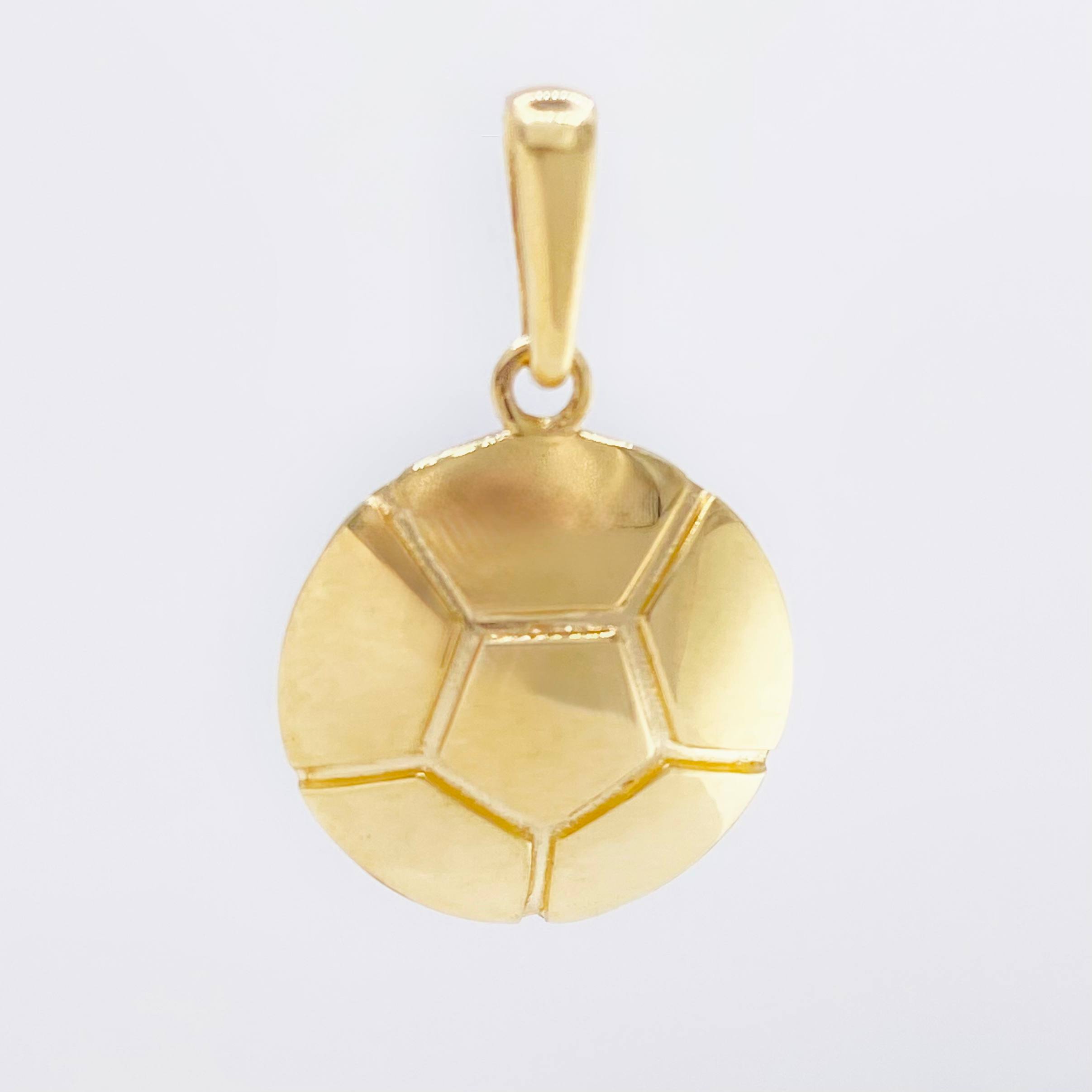 Dije Balón 2.2gr / 1 in / Oro Amarillo 18K