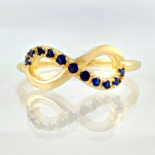 Infinity Ring 2gr / T8 / 18K Yellow Gold ©