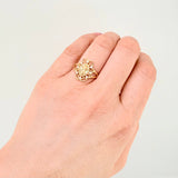 Ring Virgin of Guadalupe Bardera 2.2gr / T7 / Yellow Gold 18K *