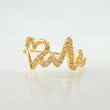 Anillo Latido Corazon 1.8gr / T4 / Oro Amarillo 18K *