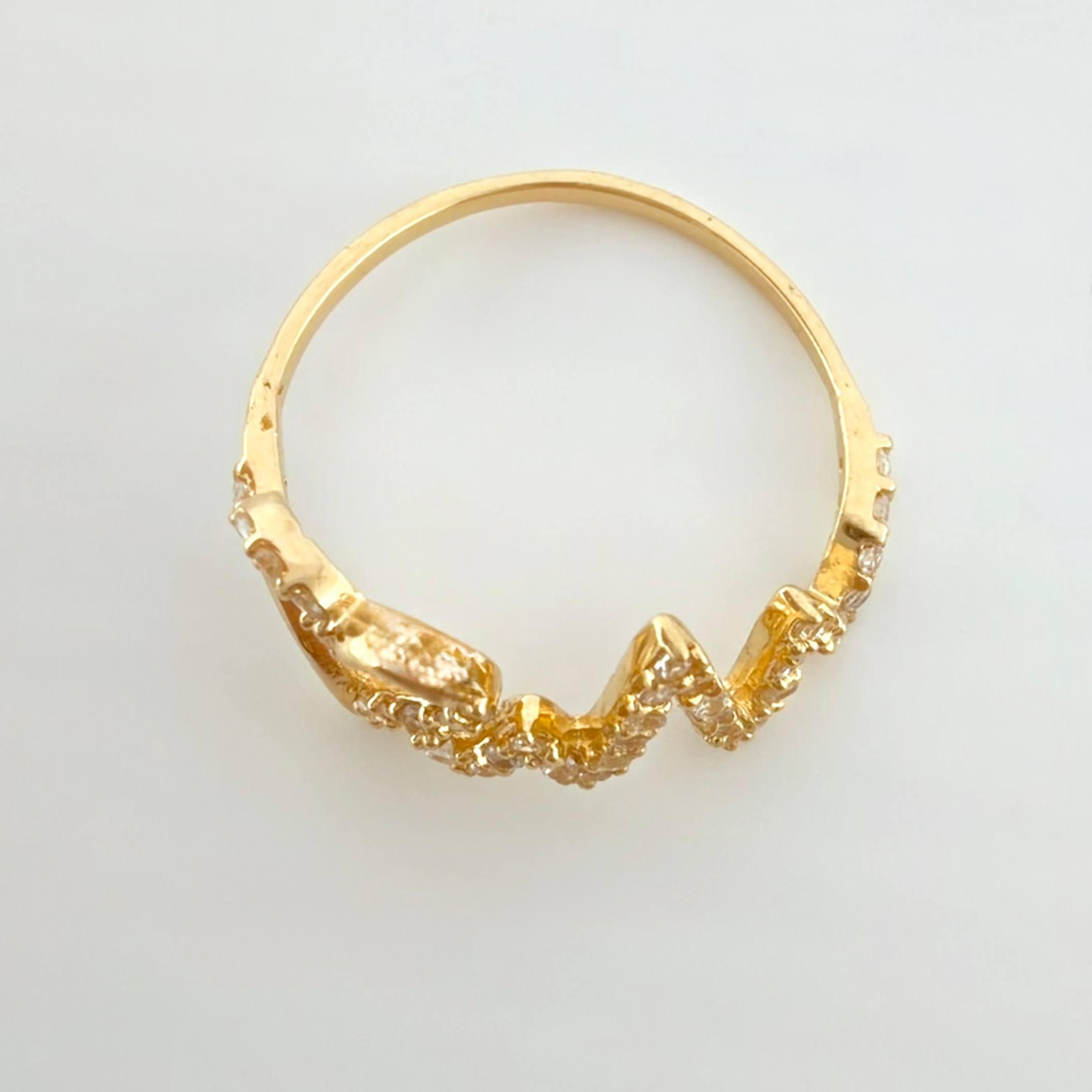 Anillo Latido Corazon 1.9gr / T5 1/2 / Oro Amarillo 18K