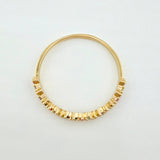 Anillo Ola Carril 1.25gr / T8 3/4 / Oro Amarillo 18K ©