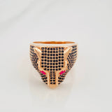 Panther Ring 9.7g / Size 10 3/4 18K Rose Gold