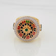 Casino Roulette Ring 13.35g / T10 Two-Tone Yellow White Gold 18K