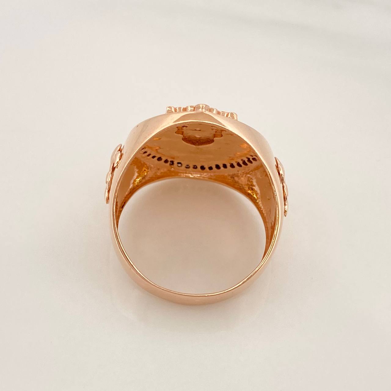 Anillo Tigre 10.15g / T10 3/4 Oro Rosa 18K