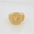 Anillo Aguilar 9.05g / T10 1/4 Oro Amarillo 18K
