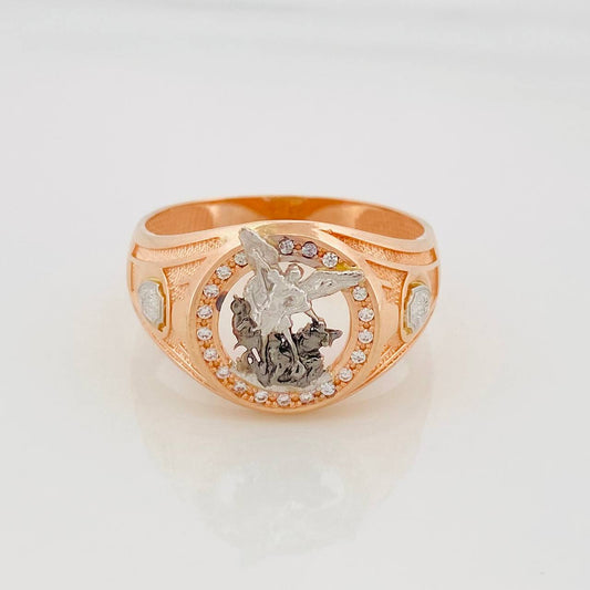 San Miguel Ring 6.4g / Size 11 3/4 Three Golds 18K
