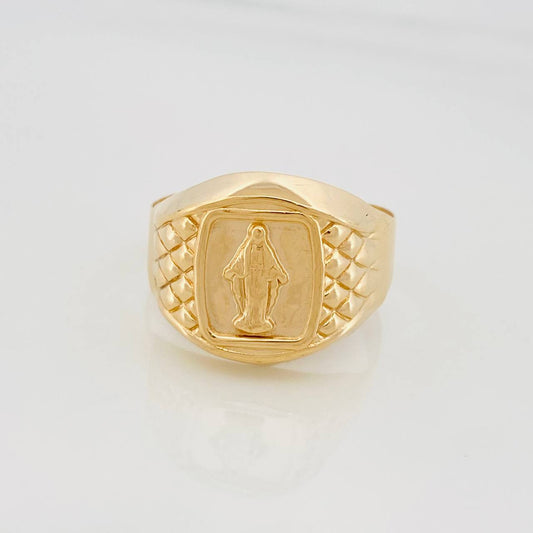 Anillo Virgen Milagrosa 3.3g / T10 3/4 Oro Amarillo 18K