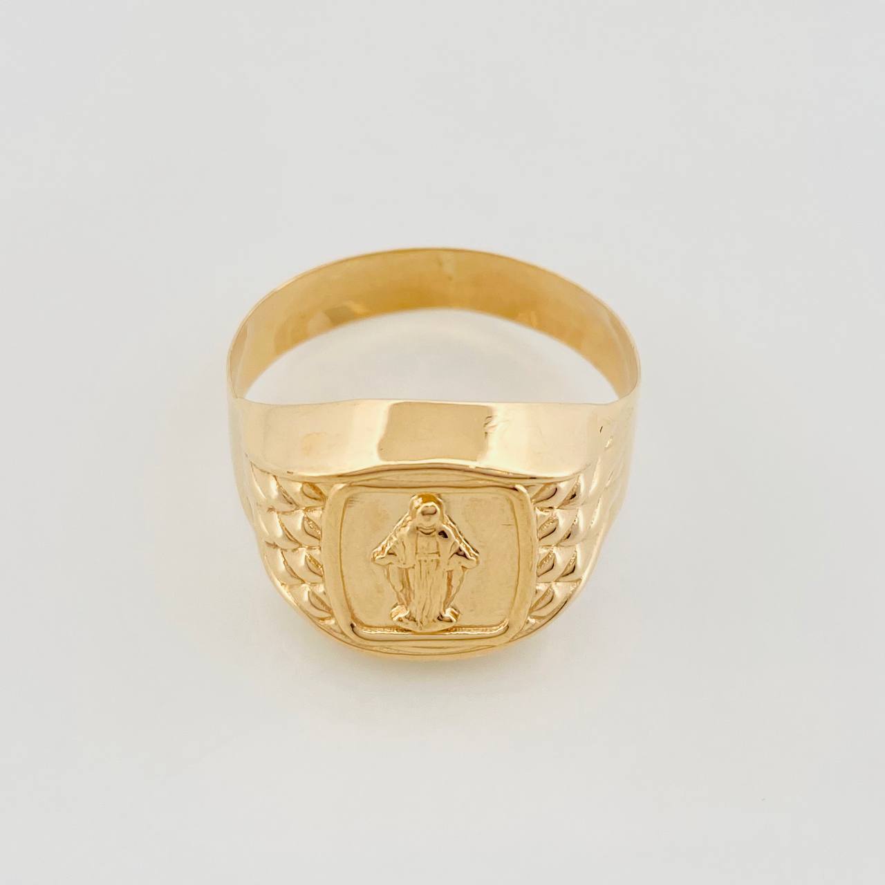 Anillo Virgen Milagrosa 3.3g / T10 3/4 Oro Amarillo 18K