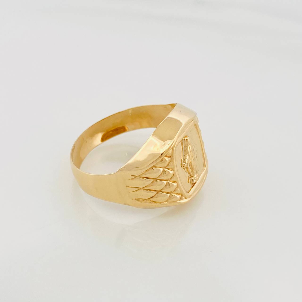 Anillo Virgen Milagrosa 3.3g / T10 3/4 Oro Amarillo 18K