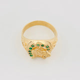 Anillo Herradura de Caballo 6.5g / T8 1/4 Oro Amarillo 18K