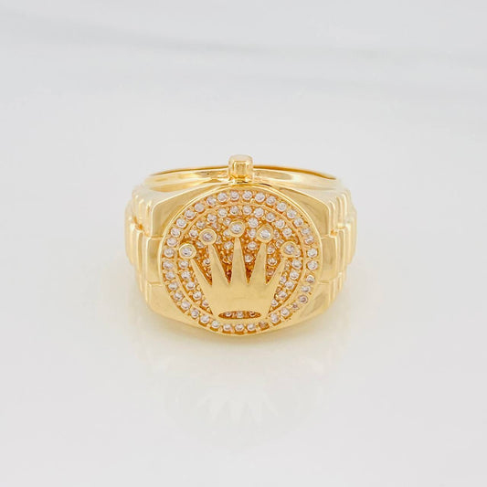 Anillo Corona 12.5g / T10 Oro Amarillo 18K