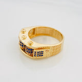 Anillo Bolas de Fuego 11.8g / T10 3/4 Oro Amarillo 18K