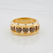 Anillo Bolas de Fuego 9.2g / T11 Oro Amarillo 18K