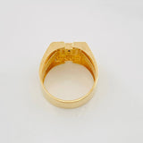 Anillo Medusa 8.05g / T9 Oro Amarillo 18K