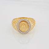Anillo Virgen Guadalupe 4.85g / T10 Oro Amarillo 18K