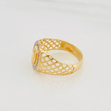 Anillo Virgen Guadalupe 4.85g / T10 Oro Amarillo 18K