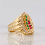 Anillo Virgen Guadalupe 6.95g / T8 1/2 Oro Amarillo 18K