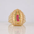 Anillo Virgen Guadalupe 6.95g / T8 1/2 Oro Amarillo 18K