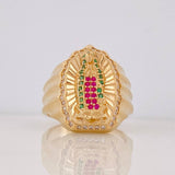 Anillo Virgen Guadalupe 7.85g / T8 1/2 Oro Amarillo 18K