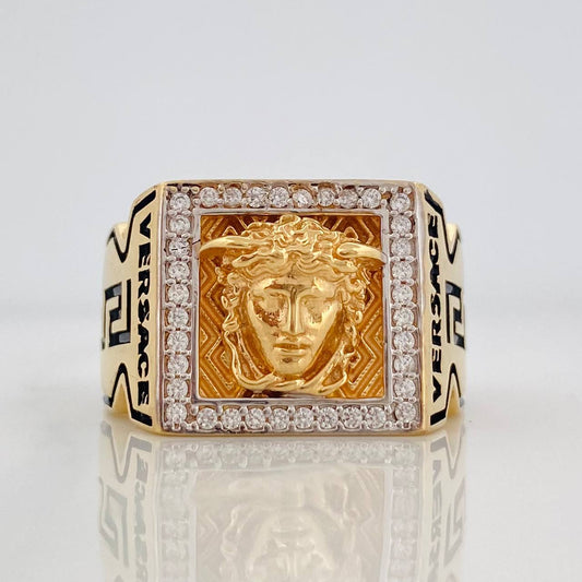 Anillo Medusa 13.4g / T11 1/4 Oro Amarillo 18K