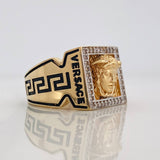 Anillo Medusa 13.4g / T11 1/4 Oro Amarillo 18K
