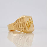 Ring God 3.45g / T8 1/2 Yellow Gold 18K