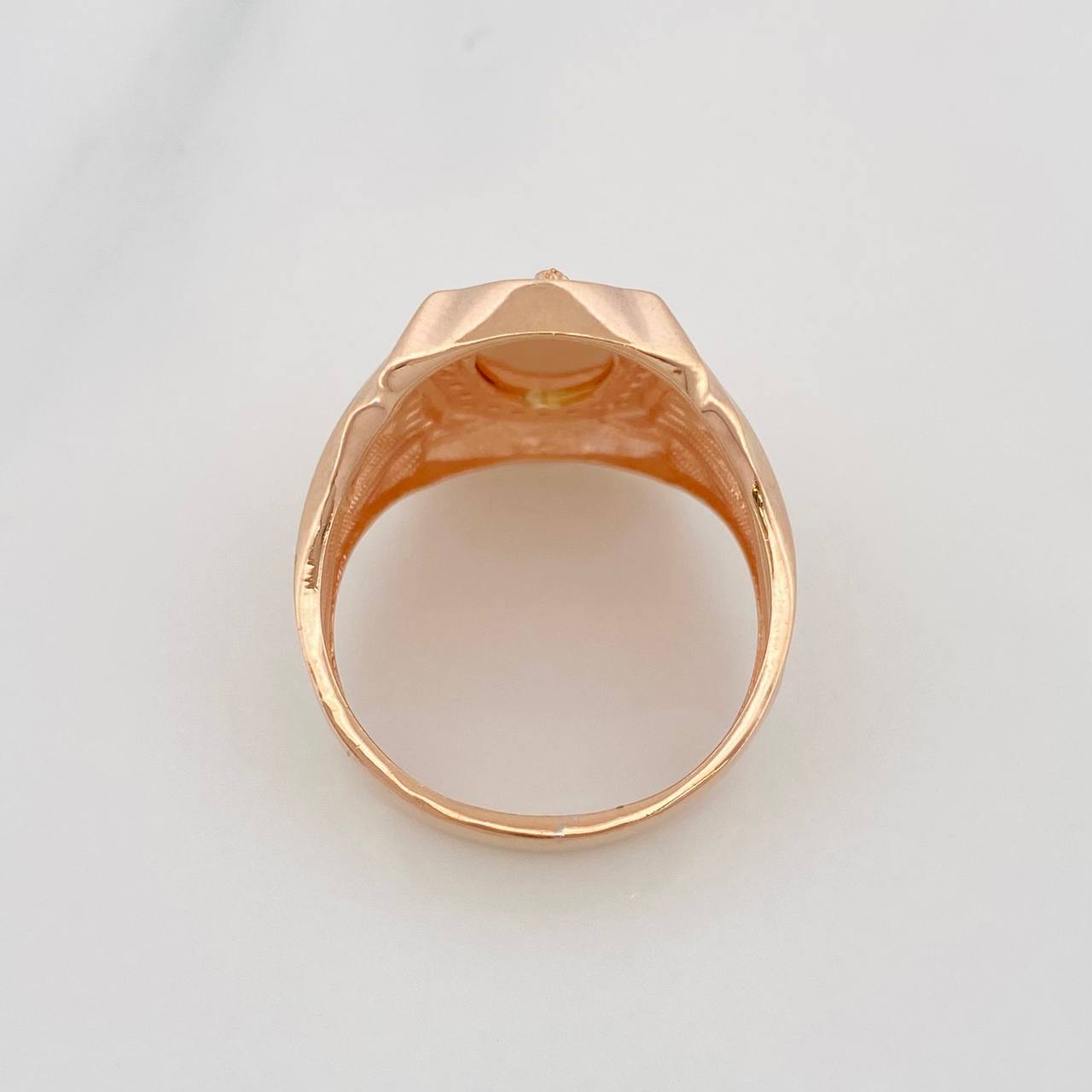 Anillo Virgen Guadalupe 5.9g / T7 3/4 Oro Rosa 18K