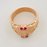 Anillo Virgen Guadalupe 8.75g / T9 3/4 Oro Rosa 18K