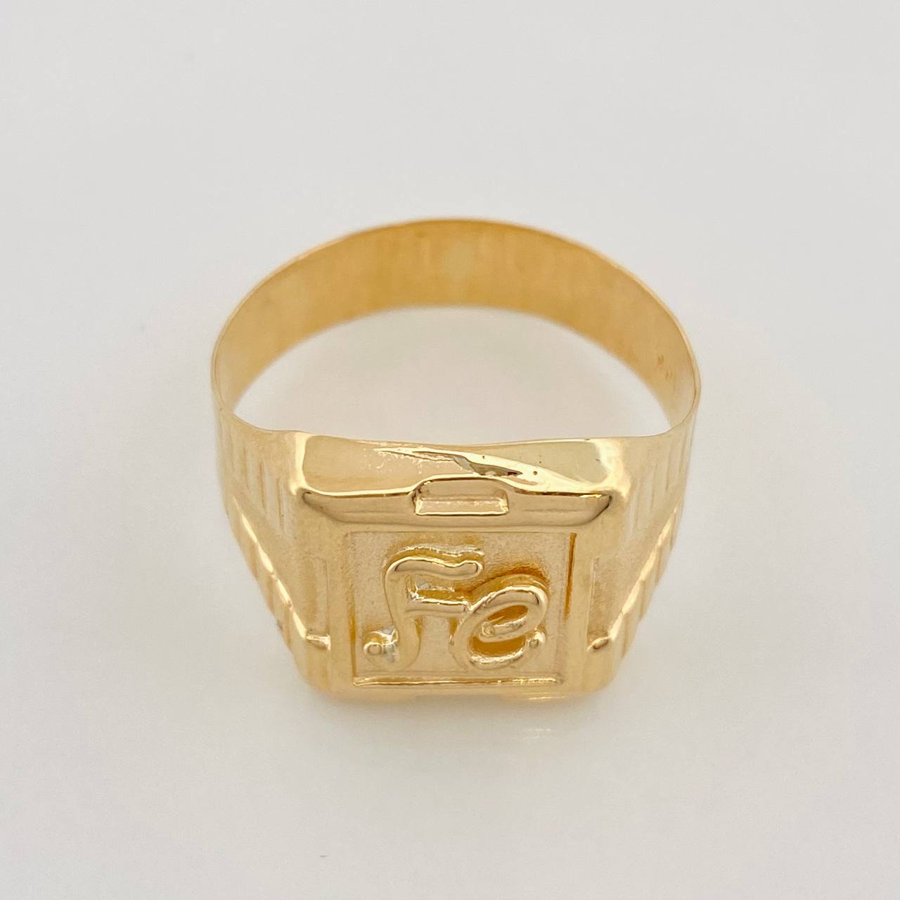 Anillo Fe 3.15g / T8 3/4 Oro Amarillo 18K