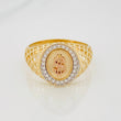 Ring Sign Weight 5.45g / T11 1/2 Two Golds Yellow Rose 18K