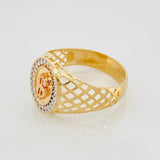 Ring Sign Weight 5.45g / T11 1/2 Two Golds Yellow Rose 18K