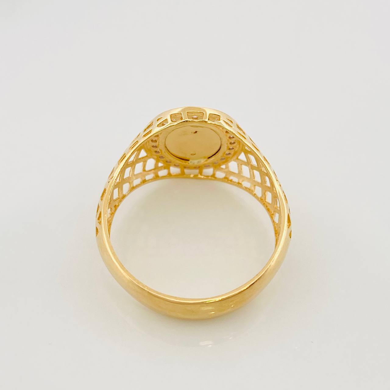 Ring Sign Weight 5.45g / T11 1/2 Two Golds Yellow Rose 18K