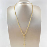 Rosario GC Virgen De Guadalupe 11.4gr / 52cm / 4.2mm Cross Polished Flat Tips Beads Diamond Cut 18K Yellow Gold