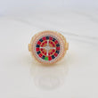 Anillo Ruleta Casino 9.8g / T9 Tres Oros 18K