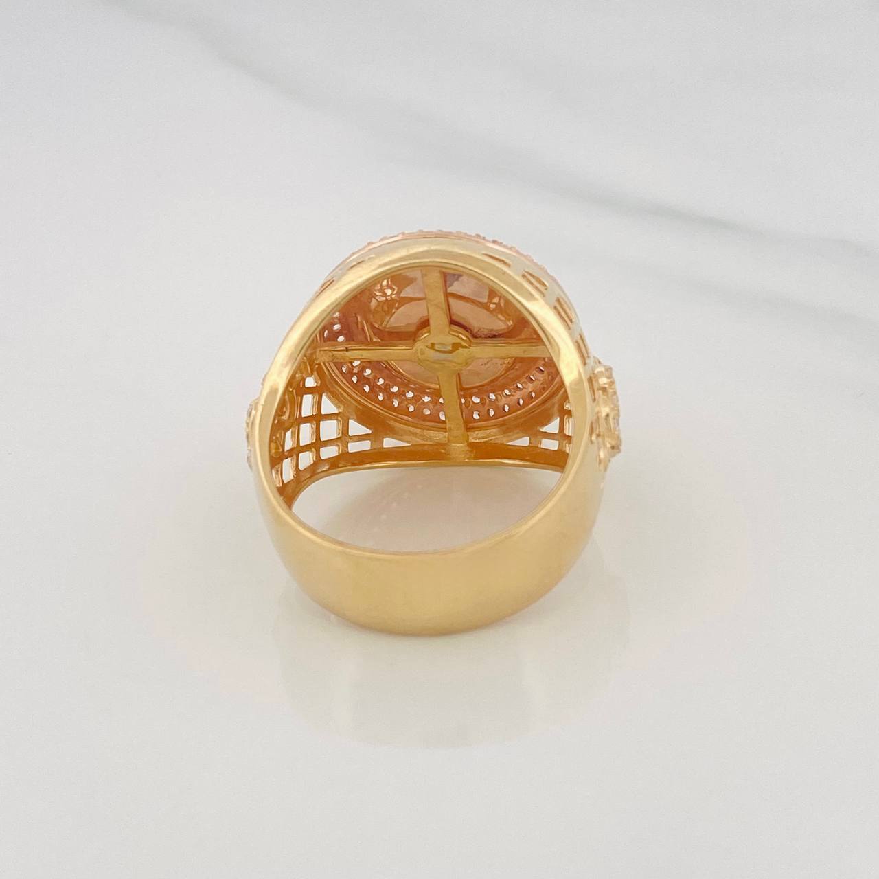 Anillo Ruleta Casino 9.8g / T9 Tres Oros 18K