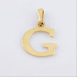 Letter G Pendant 1.65gr / 3/4 in / Yellow Gold Nac.Esp. 18K