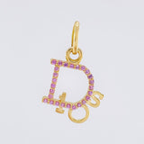Dije Dios 1.05gr / 3/4 in / Oro Amarillo 18K *