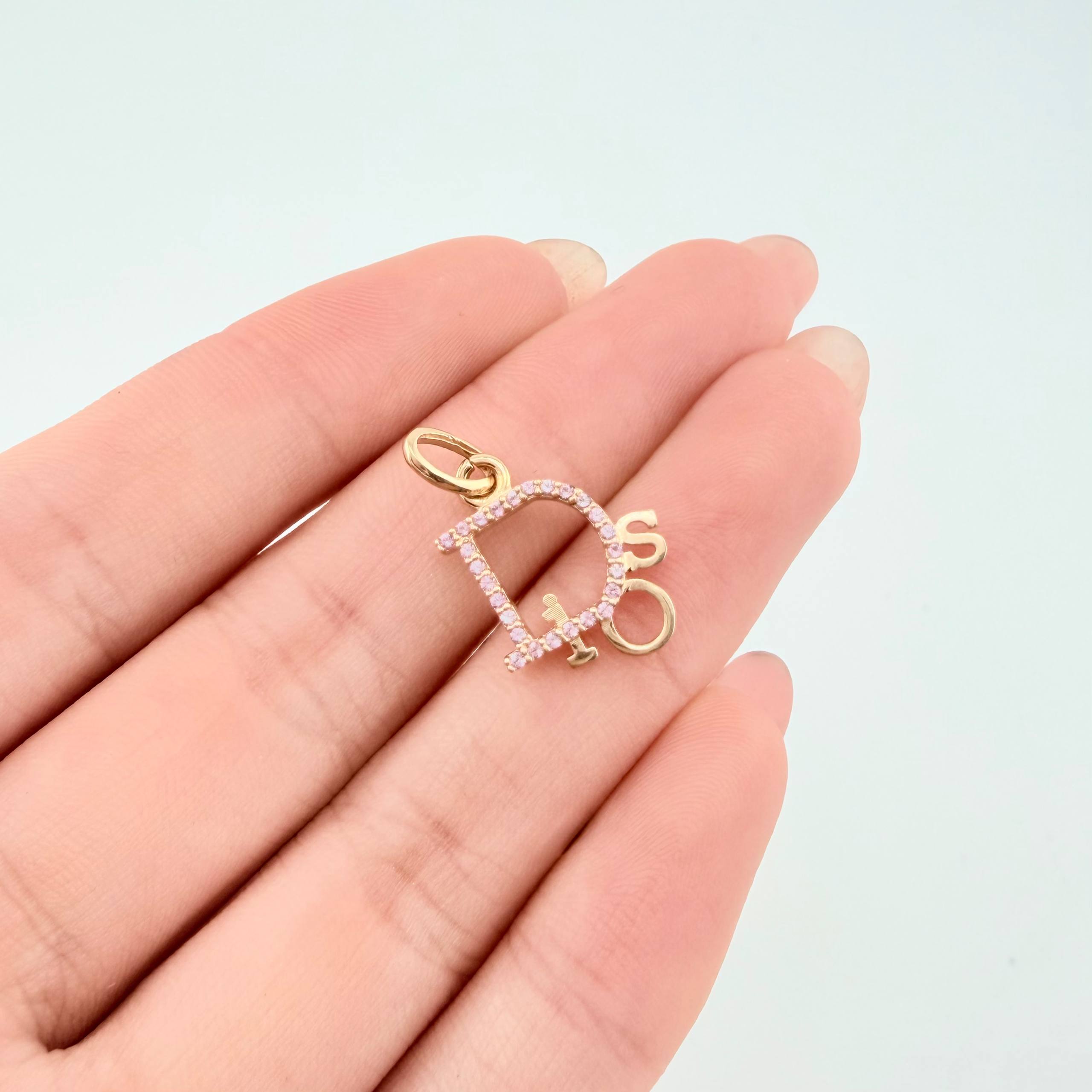 Dije Dios 1.05gr / 3/4 in / Oro Amarillo 18K *