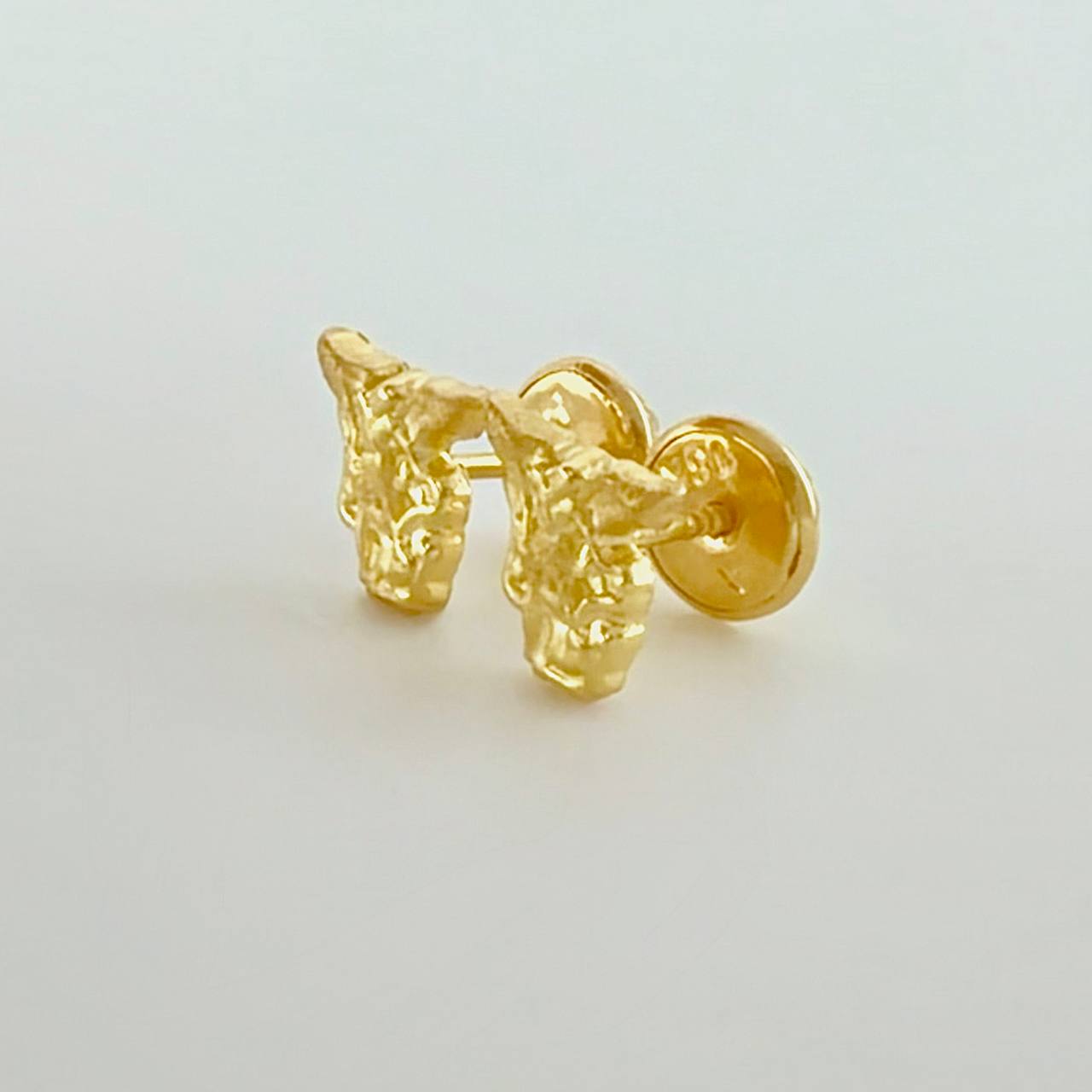 Topos San Miguel 0.55g / in / 6.4mm Oro Amarillo 18K
