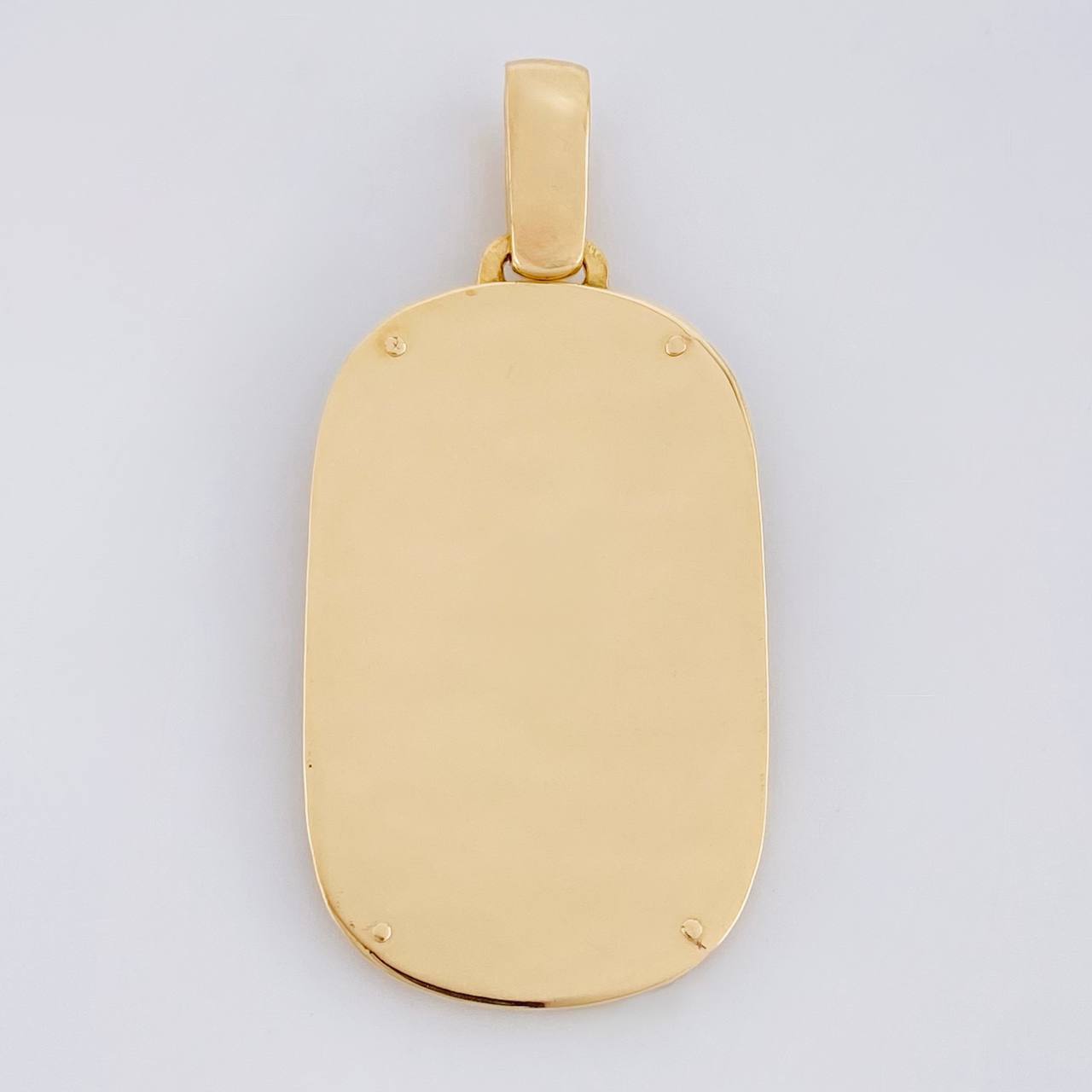 Dije Placa Marco Tornillos 15.7g / 2 1/4 in Oro Amarillo 18K