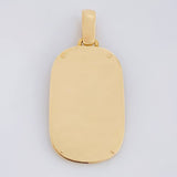 Dije Placa Marco Tornillos 15.7g / 2 1/4 in Oro Amarillo 18K