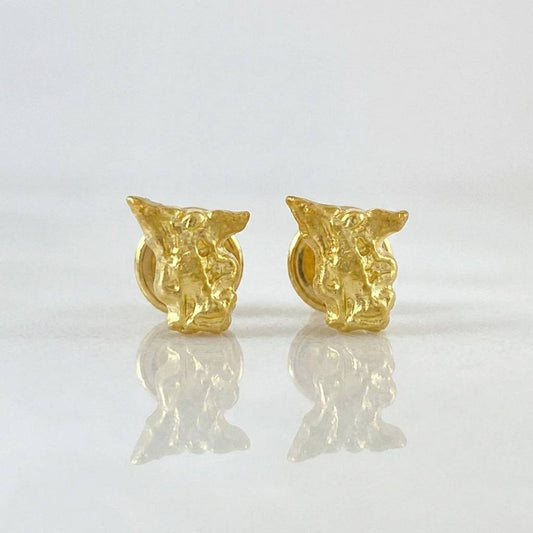 Stud Earrings San Miguel 0.55g / in / 6.3mm Yellow Gold 18K