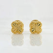 Topos Trébol Diamantado 0.55g / in / 5.2mm Oro Amarillo 18K