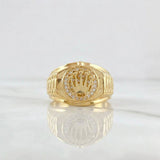 Anillo Correa Corona 6.45g / T11 Oro Amarillo 18K