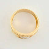 Anillo Trio Elefantes 5.75g / T7 3/4 Tres Oros 18K