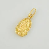 Dije Silueta Virgen Guadalupe 0.35g / 3/4 in Oro Amarillo 18K