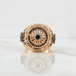 Anillo Timón Móvil 12.7g / T10 1/4 Oro Rosa 18K