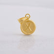 Dije Circulo Letra X 0.4g / 1/2 in Oro Amarillo 18K