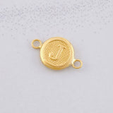 Herraje Circulo Letra J 0.35g / 1/2 in Oro Amarillo 18K